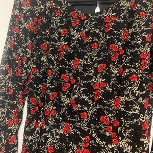 Floral Long Sleeve Dress